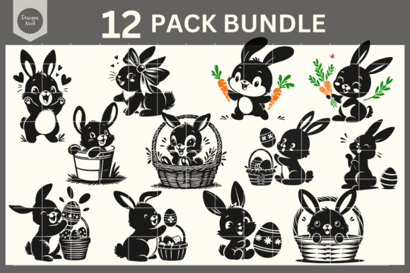 Download Bunnies SVG Bundle, SVG Files for Cricut - Premium Resources
