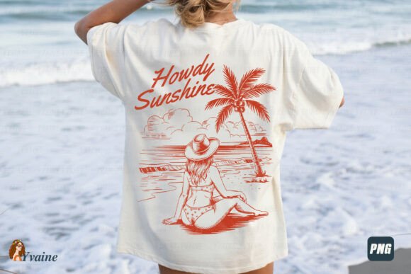 Download Western Summer Girl PNG Howdy Sunshine - Premium Resources